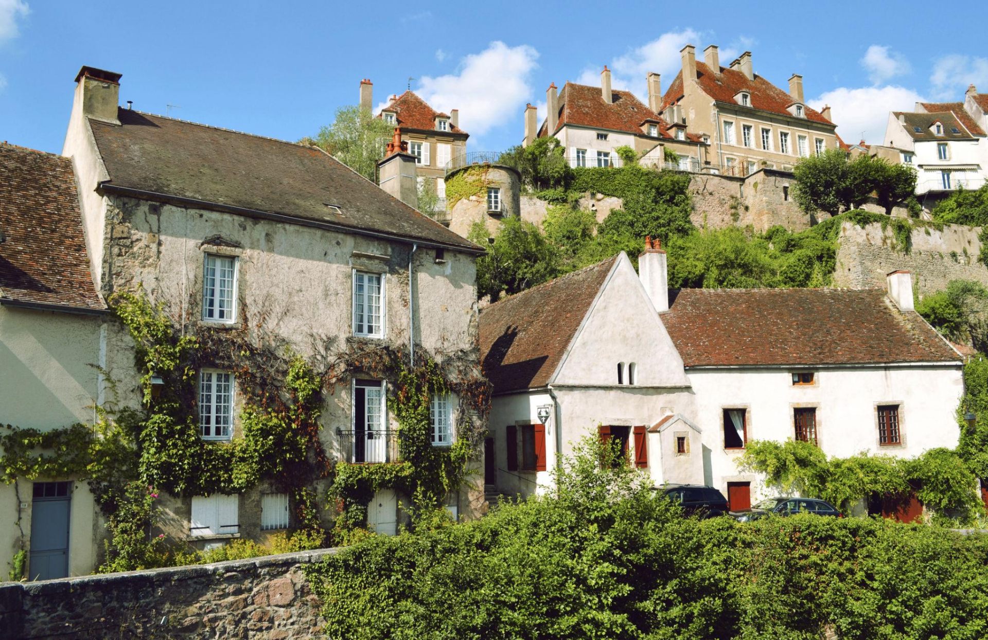 Charming hilltop French village